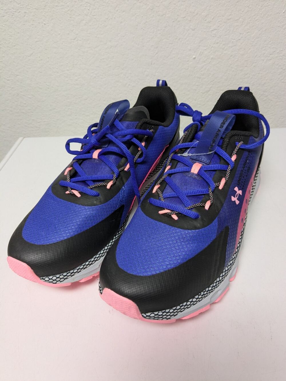 Under Armour UA HOVR Infinite Summit 2 blue sneakers men's size 11 women's 12.5